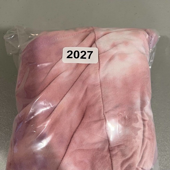 Young Fabulous & Broke Womens Full Zip Hoodie Drawstring Medium Pink Tie‎ Dye - Picture 12 of 12